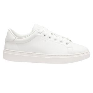 Boss Womens/Ladies Kieran Leather Flatform Sneakers / White